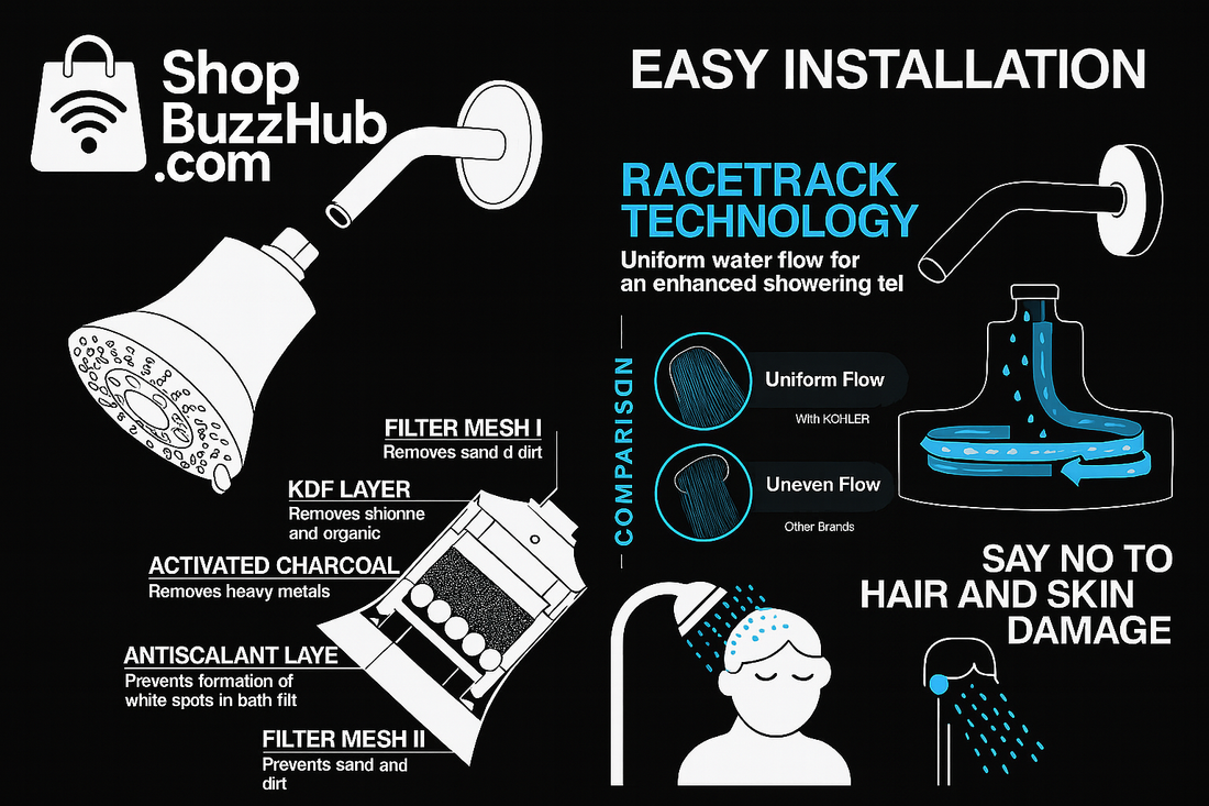 Best Filter Shower Heads for Hair Fall Prevention & Water Purification