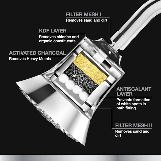 Kohler Rain Duet Filter Shower Head